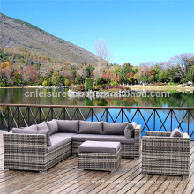 5pcs Luxury Rattan Sectional Sofa